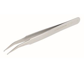 Pinzas de acero inoxidable estilo SMD 117 con puntas cuadradas en ángulo de 20° para posicionar paquetes SOT | TL SM117-SA